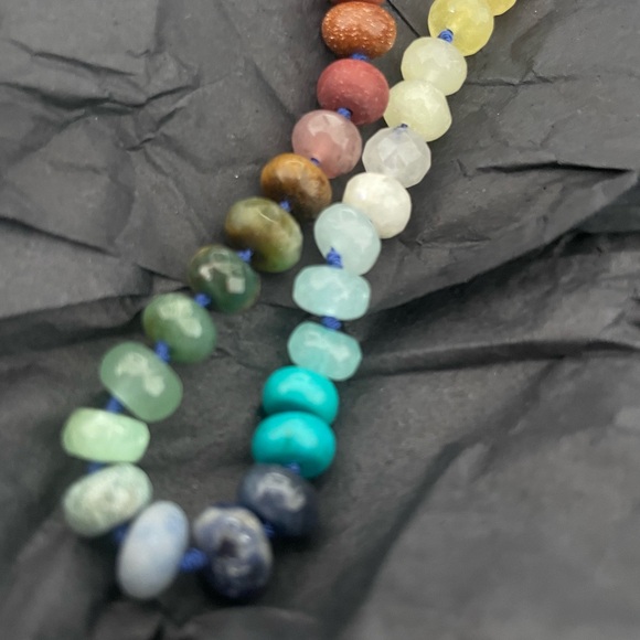 Rainbow stone necklace! - Picture 4 of 5